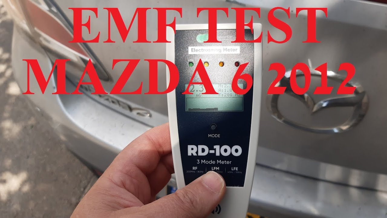 EMF MEASUREMENT IN MAZDA6 2012 LFM+RF