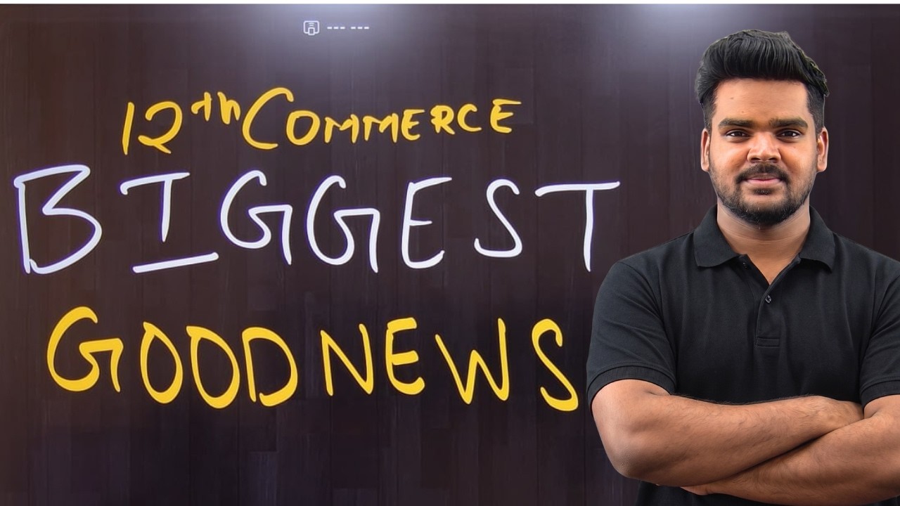 Biggest Good News |12th Commerce  |Board Exam 2027|Maths |Pradeep Giri Sir
