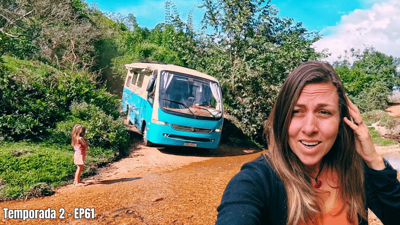 Tá ARRISCADO passar com o MOTORHOME nesse lugar. T02E61