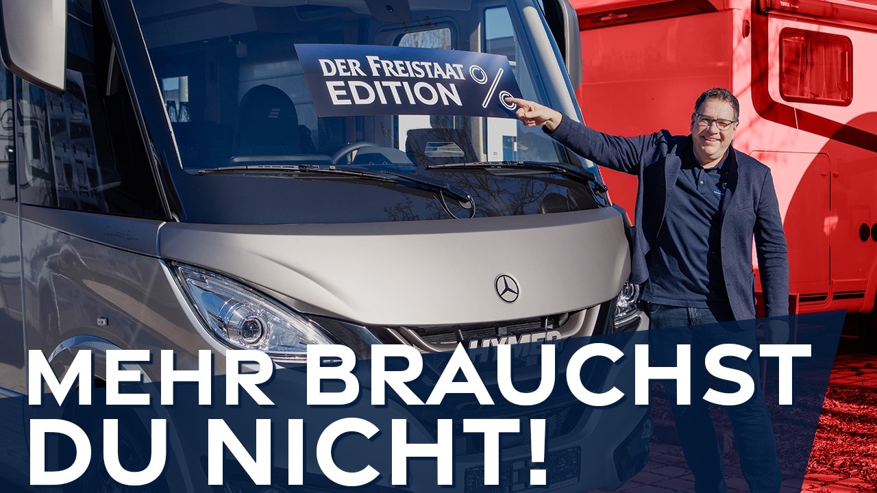Das perfekte Wohnmobil? Hymer B-Klasse Master Line I 780 Freistaat-Liner unter der Lupe!
