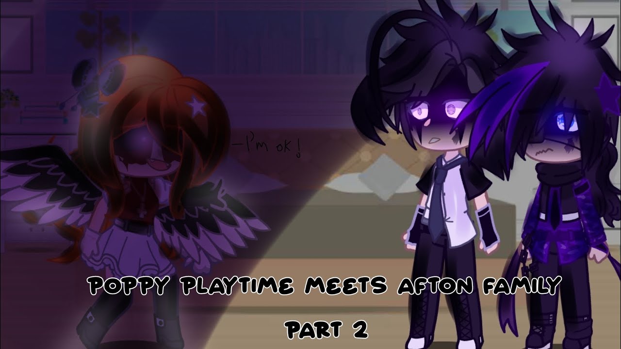 Afton family meets poppy playtime bosses and player//PART 2// fnafxpoppy playtime//