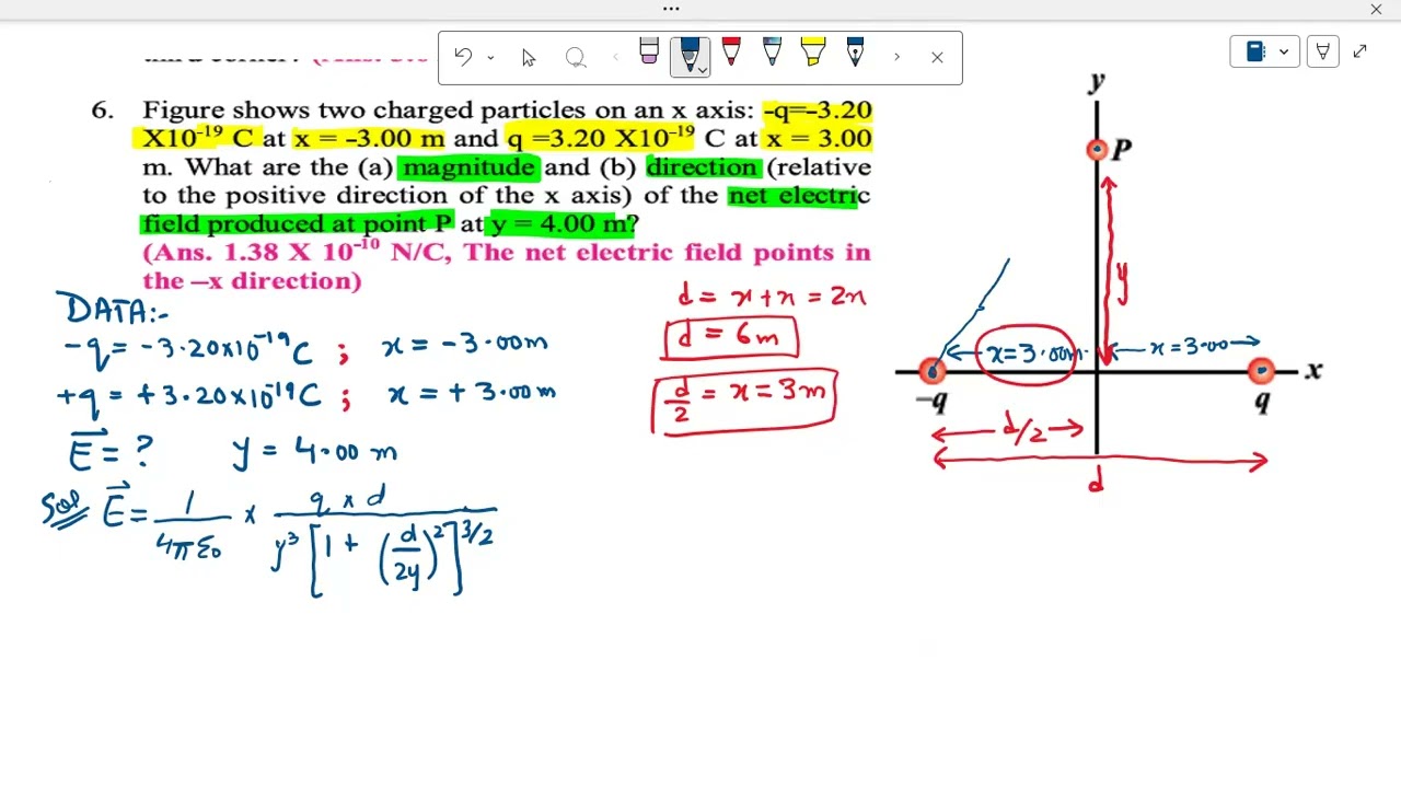Electric Fields   Problems part 4