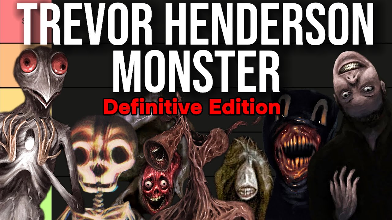 The Definitive Trevor Henderson Monster Tier List