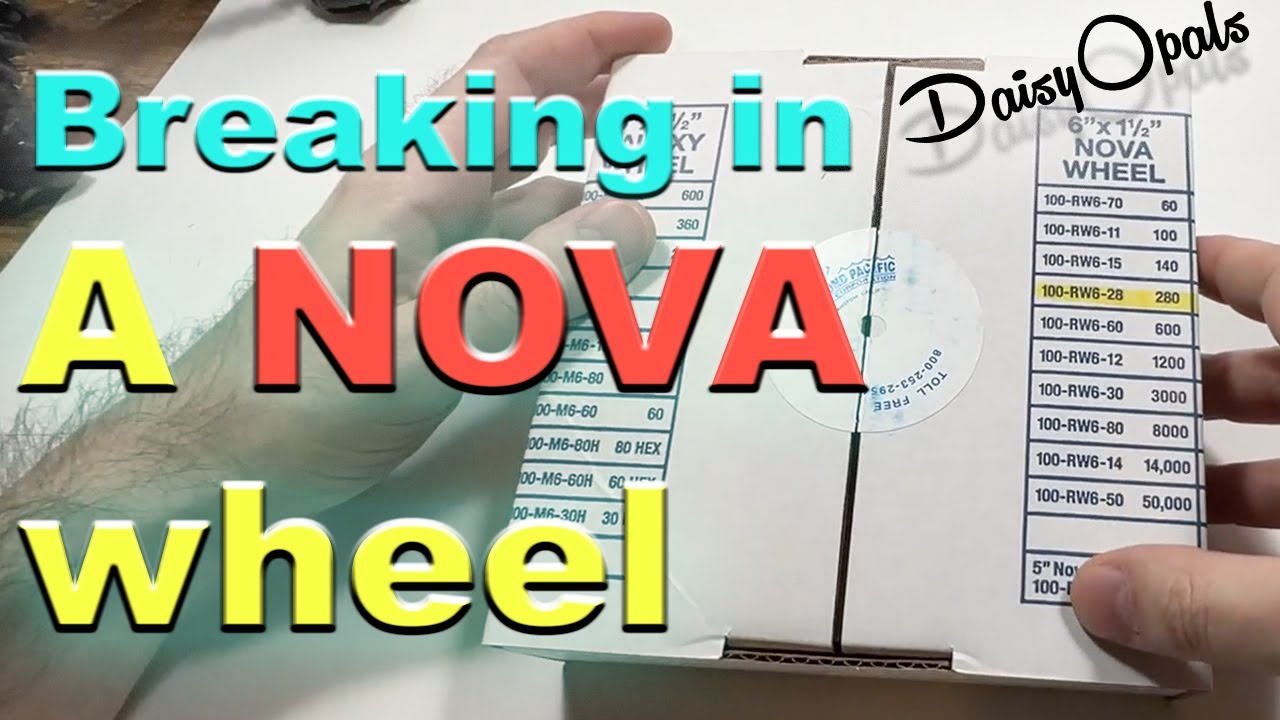 I got a Diamond Pacific Nova Wheel to cut Opal!! Lets break it in.