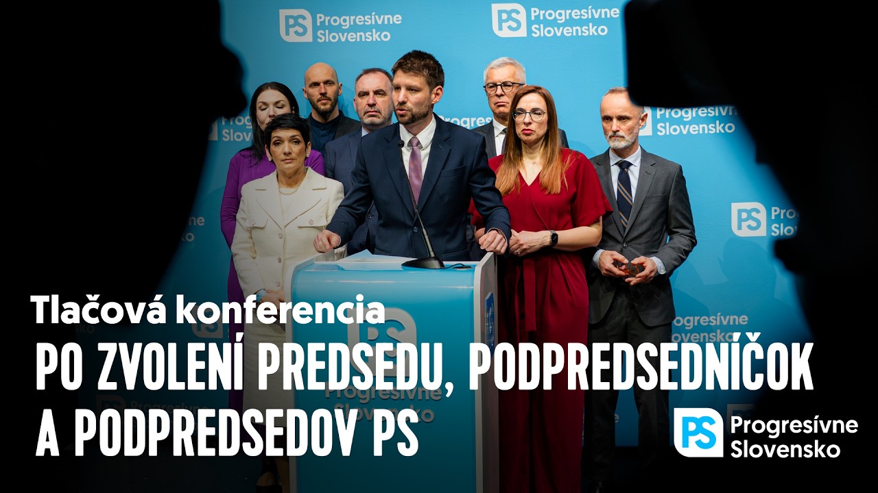Po zvolen&iacute; predsedu, podpredsedn&iacute;čok a podpredsedov PS | Tlačov&aacute; konferencia PS, 28. marec 2026