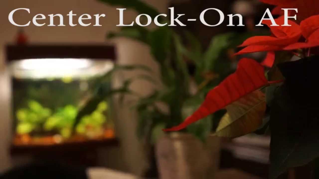 Sony A5100 Movie AF-C with and without Center Lock-on AF