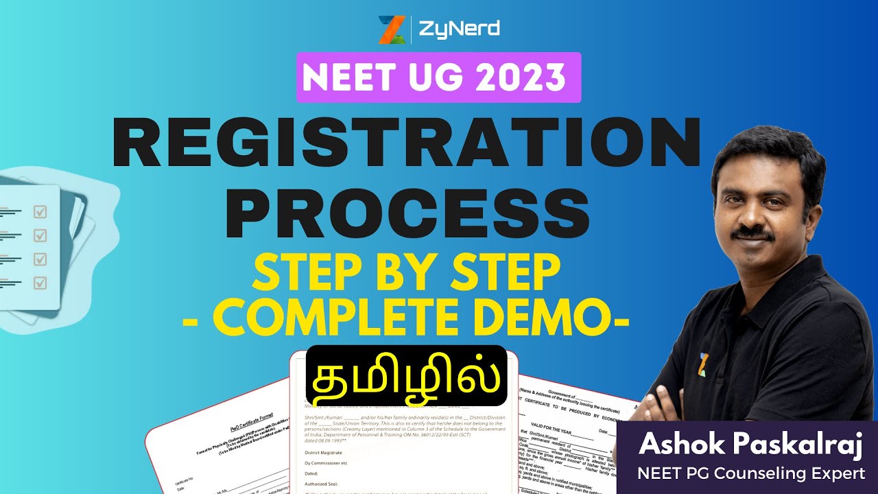 NEET UG 2023 Exam Registration - Step by Step Demo | TAMIL