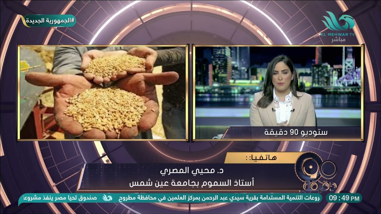 د. محيي المصري وتعليق حول الإجراءات التي تتخذها الحكومة لردع بيع حباية الغلة