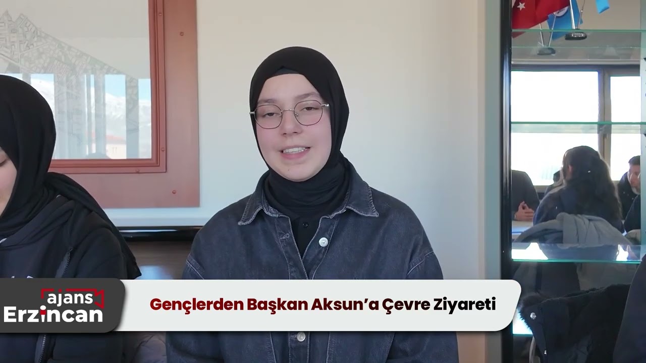 Gençlerden Başkan Aksun’a Çevre Ziyareti