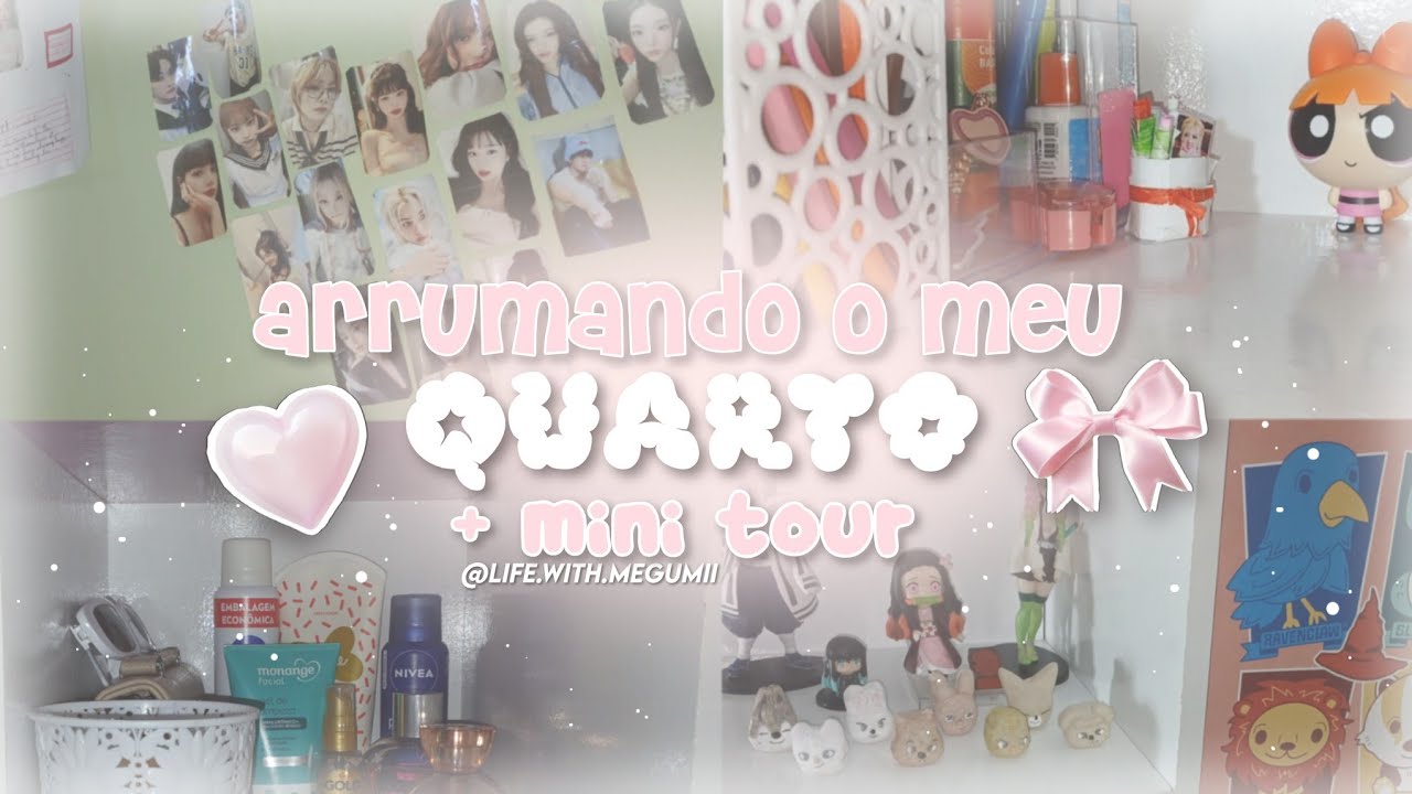 ☁️🌸 | VLOG: TOUR + ORGANIZANDO o MEU QUARTO