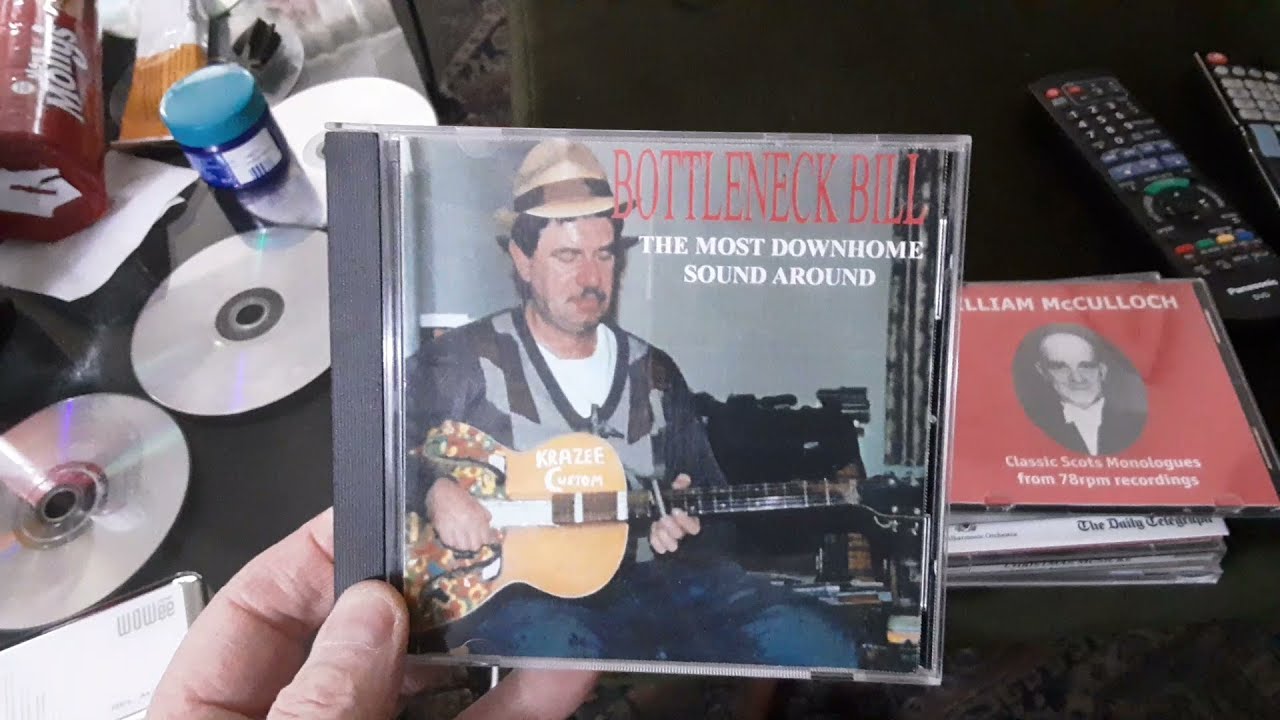 Bottleneck Bill Plays Baby Please Don't Go By Big Joe Williams Delta Blues CD WOWee one speaker