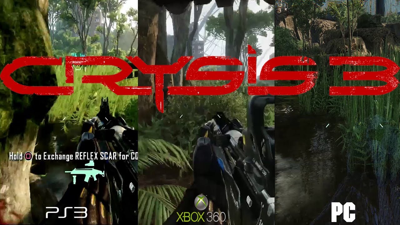 Crysis 3 - PS3 vs Xbox 360 vs PC