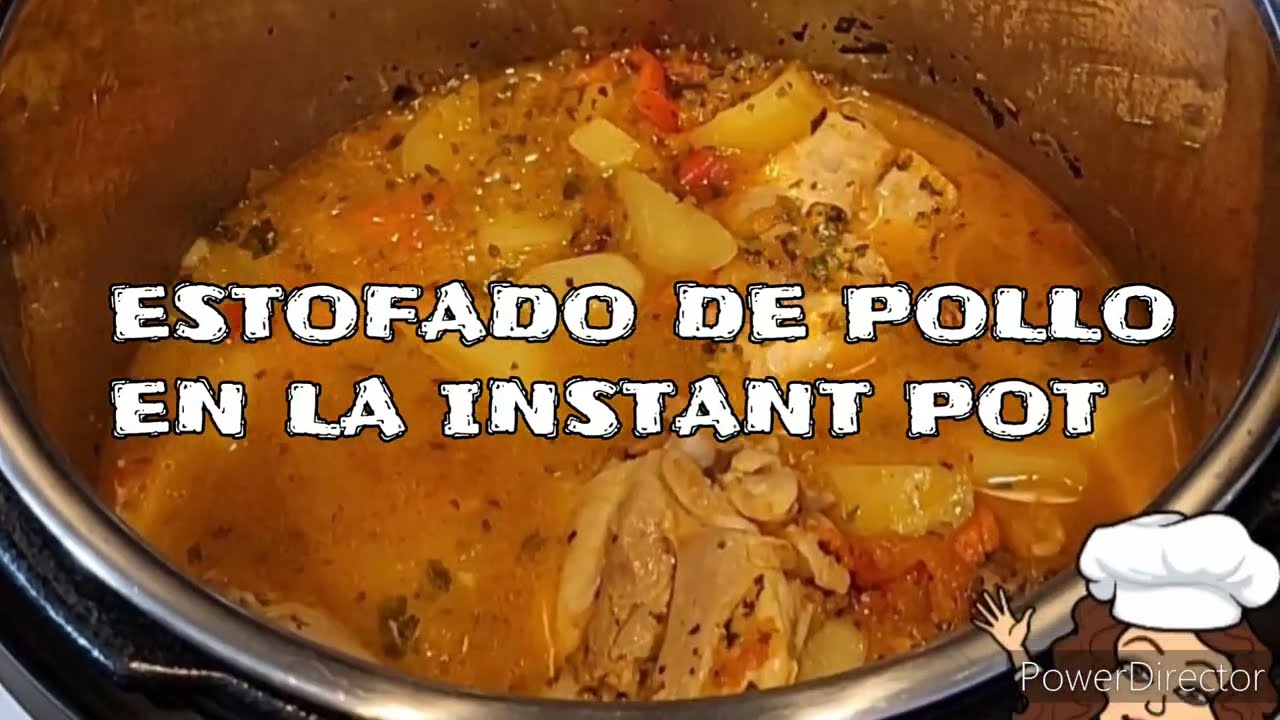 ESTOFADO DE POLLO CON PAPAS DELICIOSO EN LA INSTANT POT O EN LA OLLA REGULAR