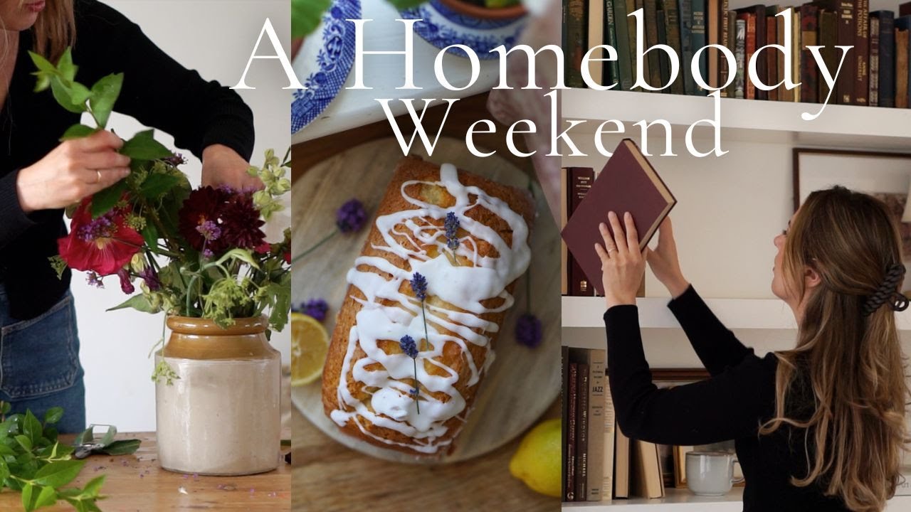 Spend The Weekend With Me | Lemon Cake, Recent Finds & Bookshelves