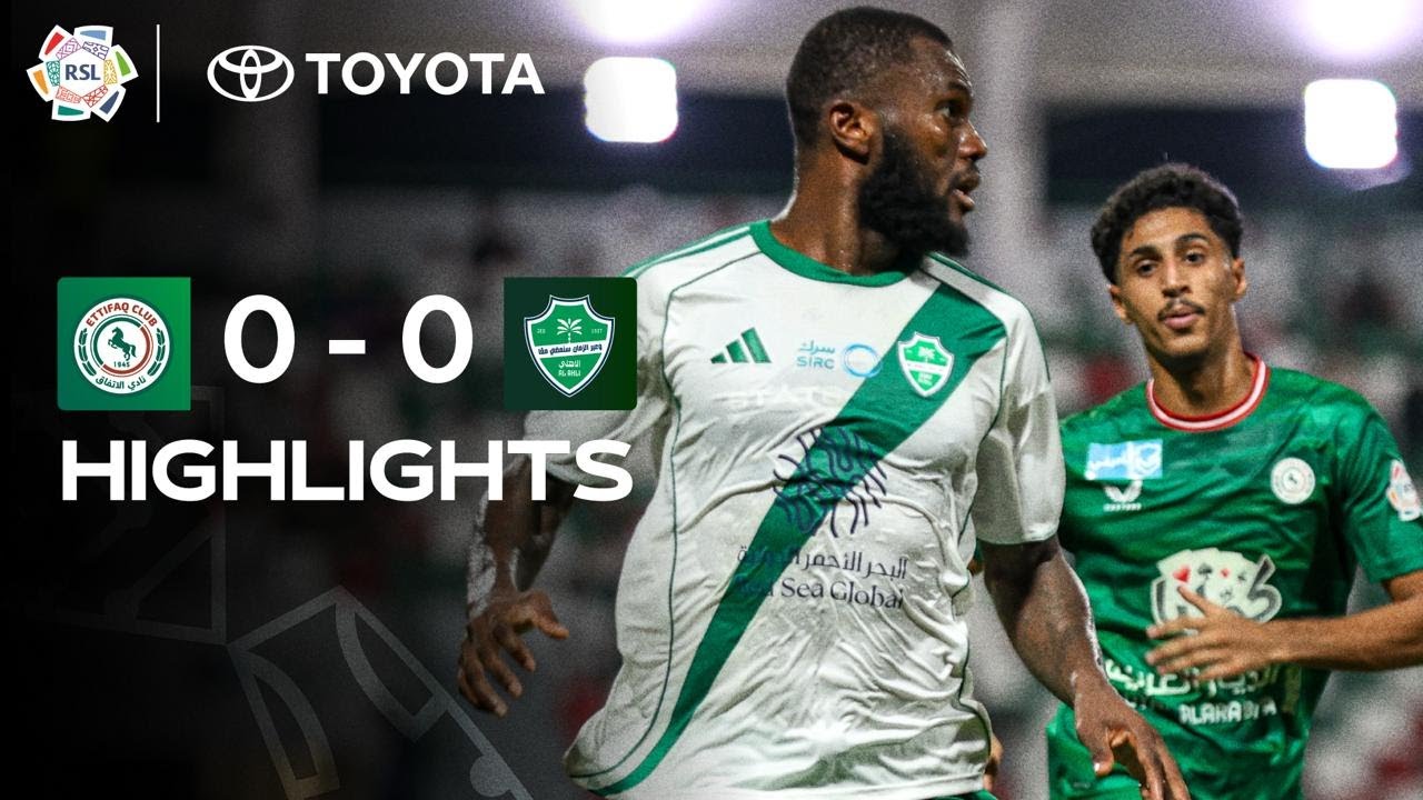 Al Ettifaq vs. Al Ahli ends goalless despite chances 😏 | Powered by Toyota