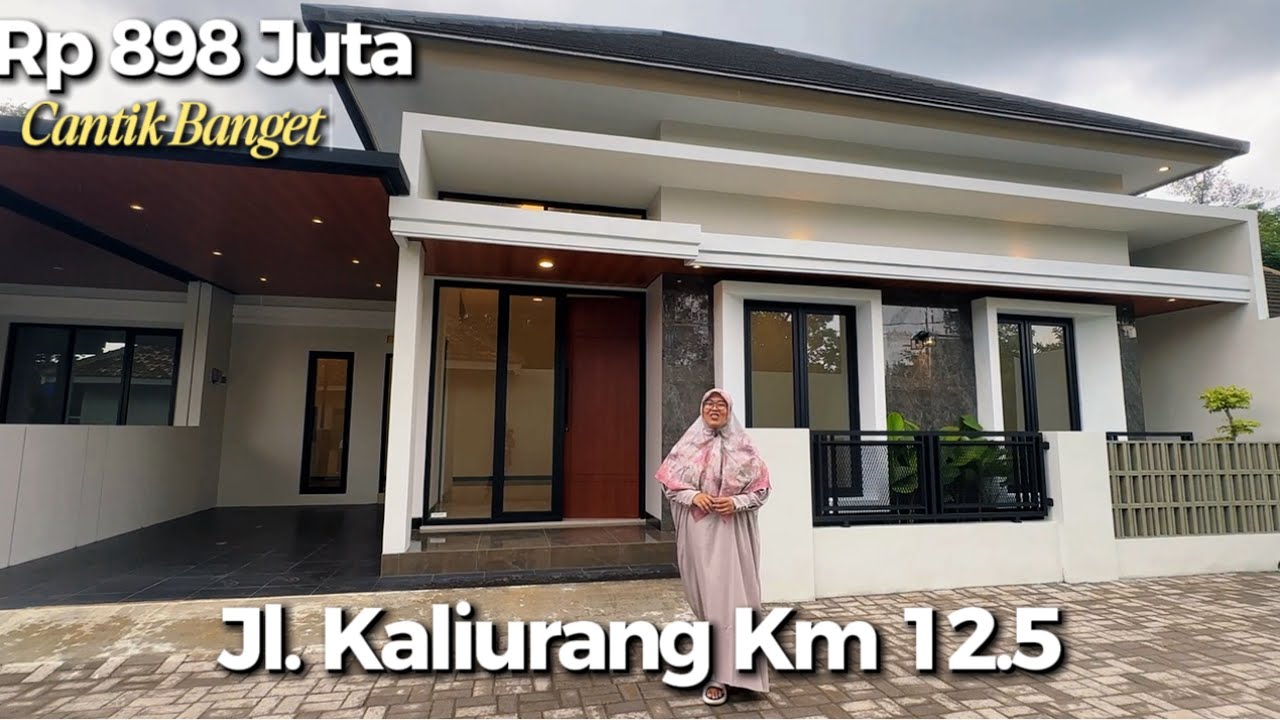 Paling Cantik Di Jogja Utara Hanya 800 Juta-an Di Jalam Kaliurang Km 12.5 Dekat Kampus UII Asri