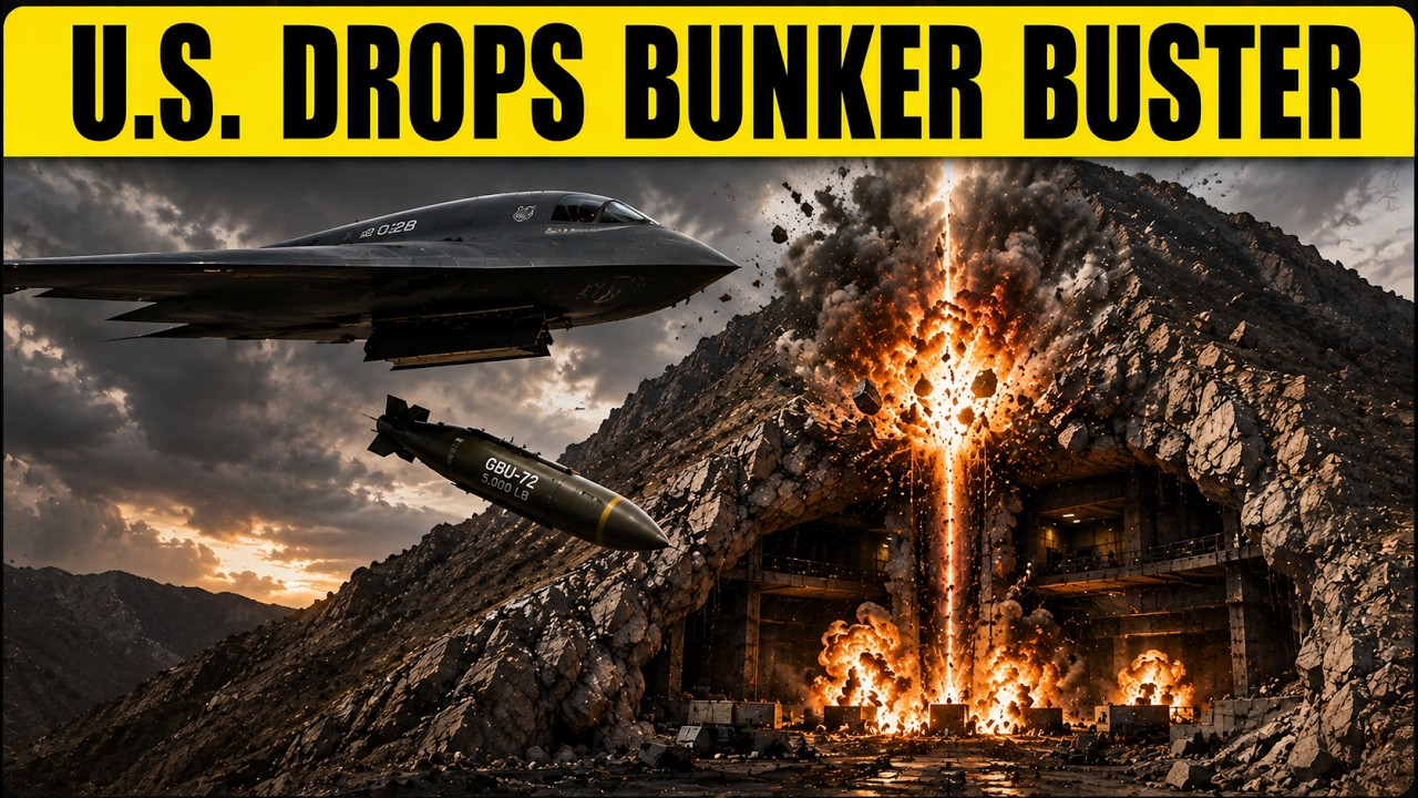 U.S. Military Just Dropped A Devastating Bunker Buster Bomb on Iran