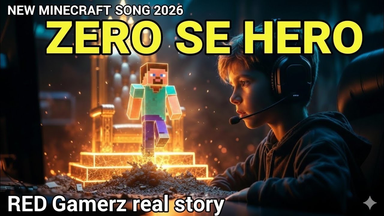 ZERO SE HERO - Minecraft Rap Song (Official Video) Minecraft song 2026