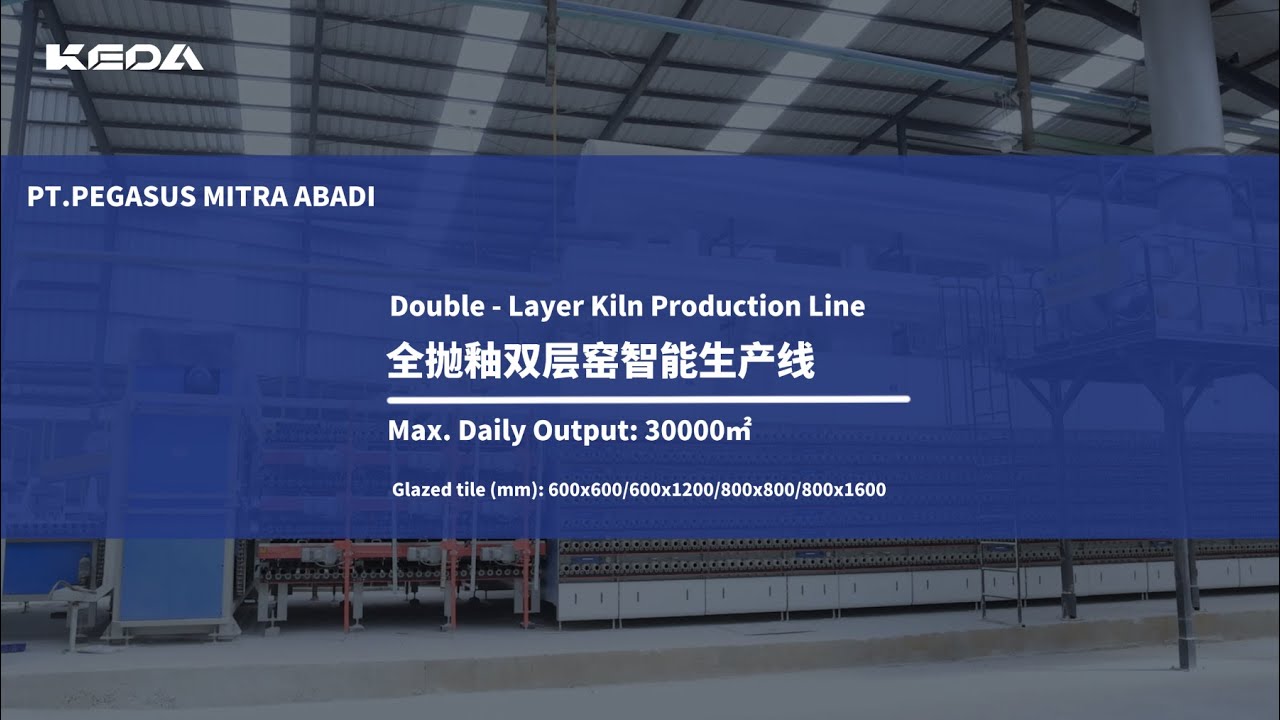 High-capacity Double-layer Kiln Production Line for Pegasus Mitra Abadi
