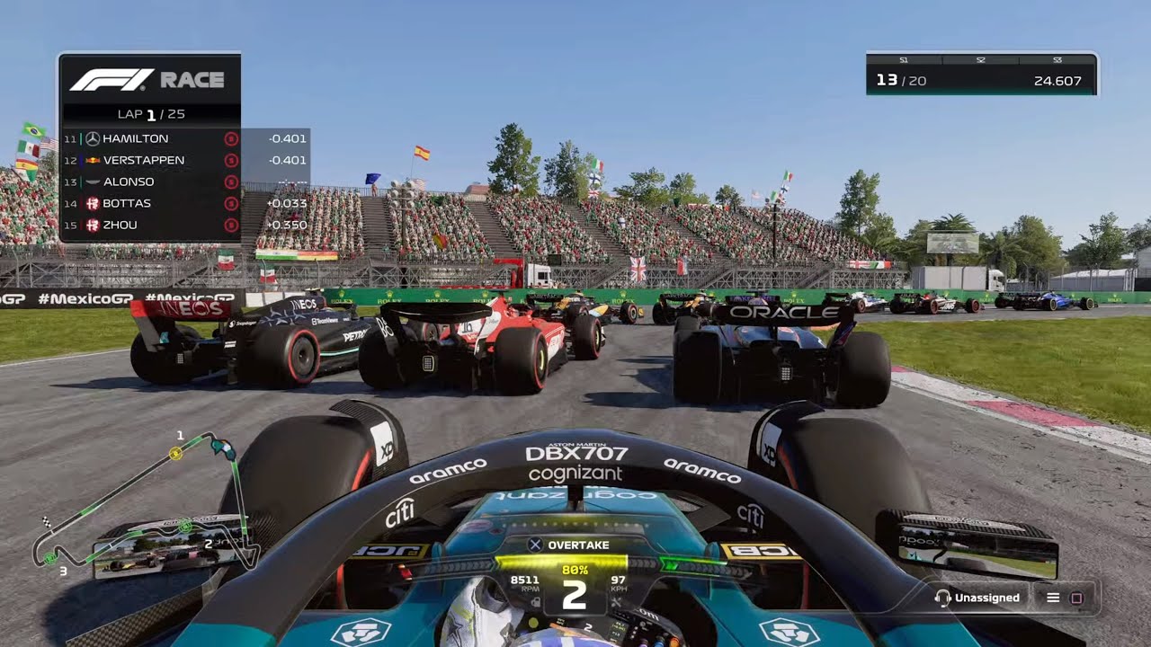 F1 23 | Round 20 | Mexico City | Aston Martin AMR23 | Alonso
