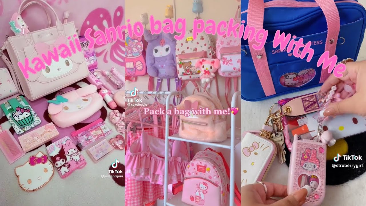 💖 Kawaii Pack My Sanrio Bag With Me 🎒 | TikTok Compilation #64