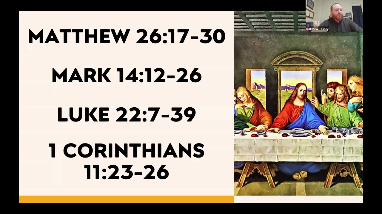 20260121 The Lords Supper FIRST PART