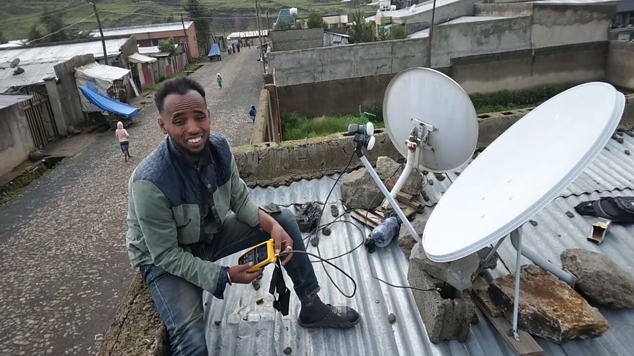 Dish Installation (Tv varzish,Ethio sat and nile sat