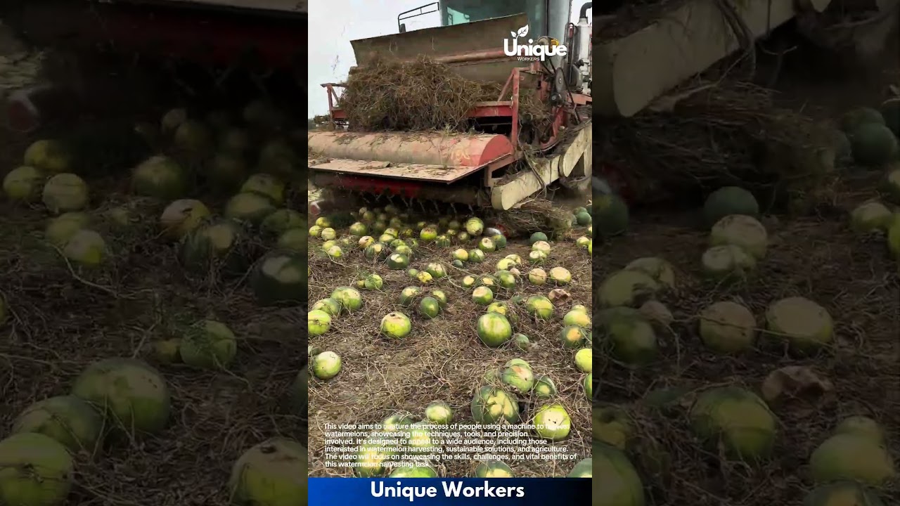 Watermelon harvesting: a day in the life of a watermelon harvester