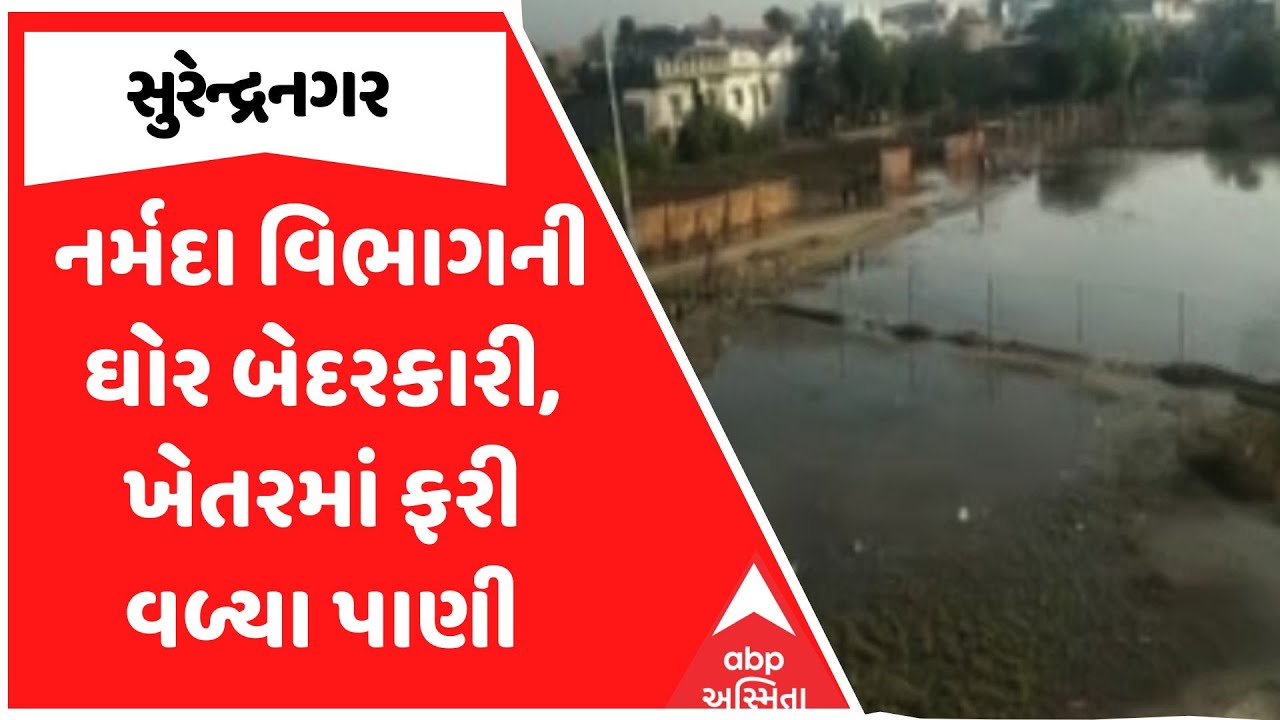 Surendranagar Narmada Canal | પાટડીમાં નર્મદા વિભાગની ઘોર બેદરકારી, ખેતરમાં ફરી વળ્યા પાણી