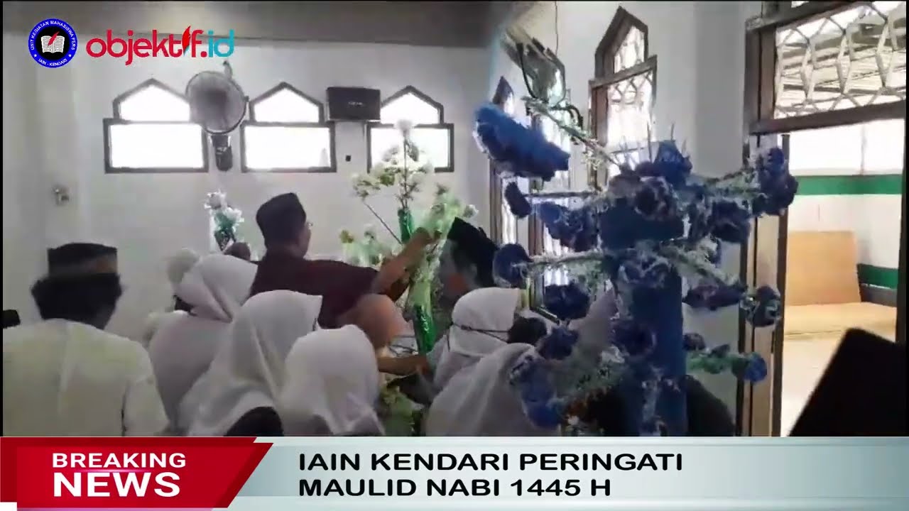 IAIN Kendari Peringati Maulid Nabi Muhammad SAW ke-1445 H - OBJEKTIF UPDATE