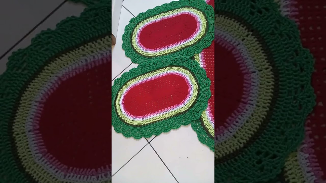 jogo de passadeira no tema melancia