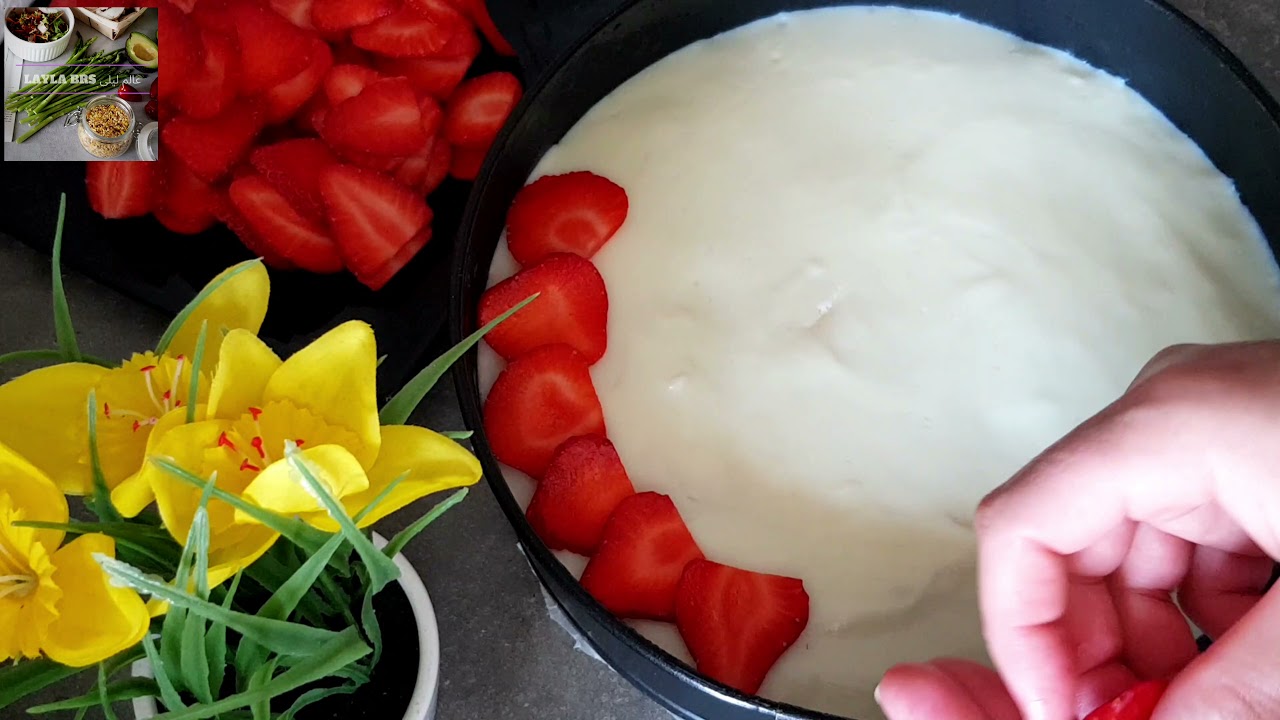 @Layla_artcuisine 🌺  طورطة 6 معالق باردة وغير ببيضة وحدة اقتصادية وراقية 😋