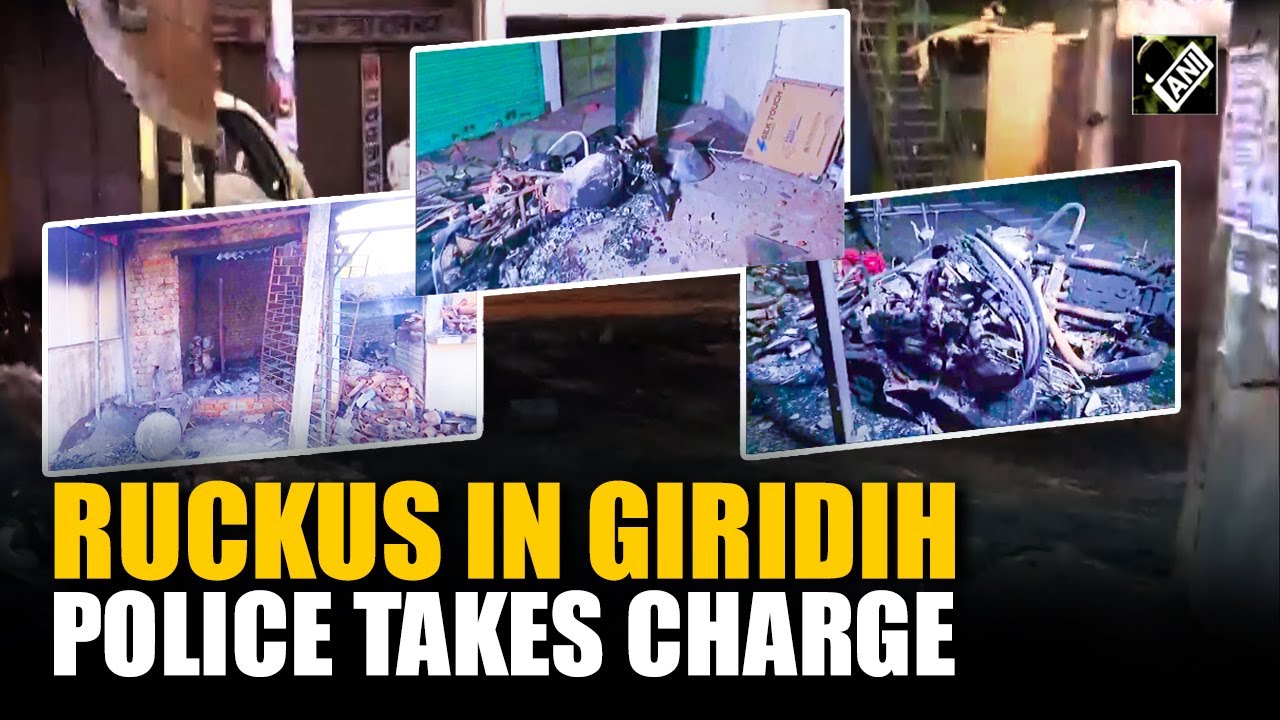 &ldquo;Situation under control&hellip;&rdquo; Giridih police informs as clashes erupt b/w 2 groups in Holi procession