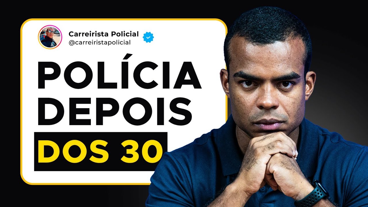 Dá pra ser PRF depois dos 30 anos? (SINCERO)