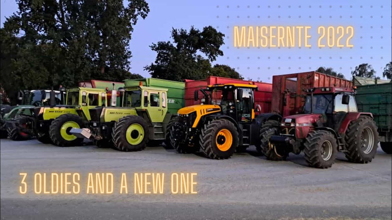Maisernte 2022 | MB Trac 1300 1500 Case Maxxum 5150 JCB Fasttrac Claas Jaguar 960 Fendt 920 720 930