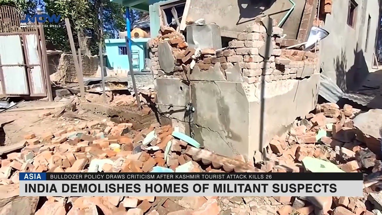India demolishes homes of militant suspects