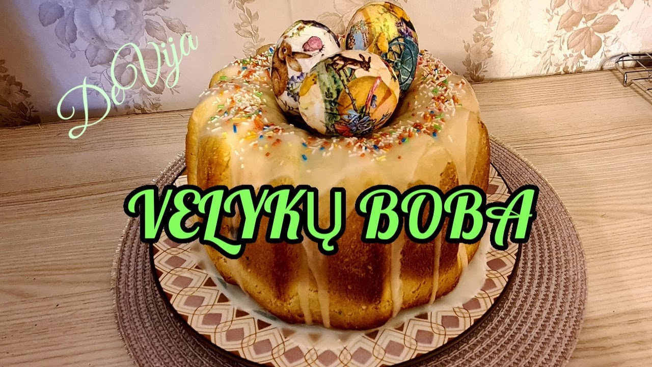 🍰 Velykinė boba👍* Velykų valgiai #DeVija