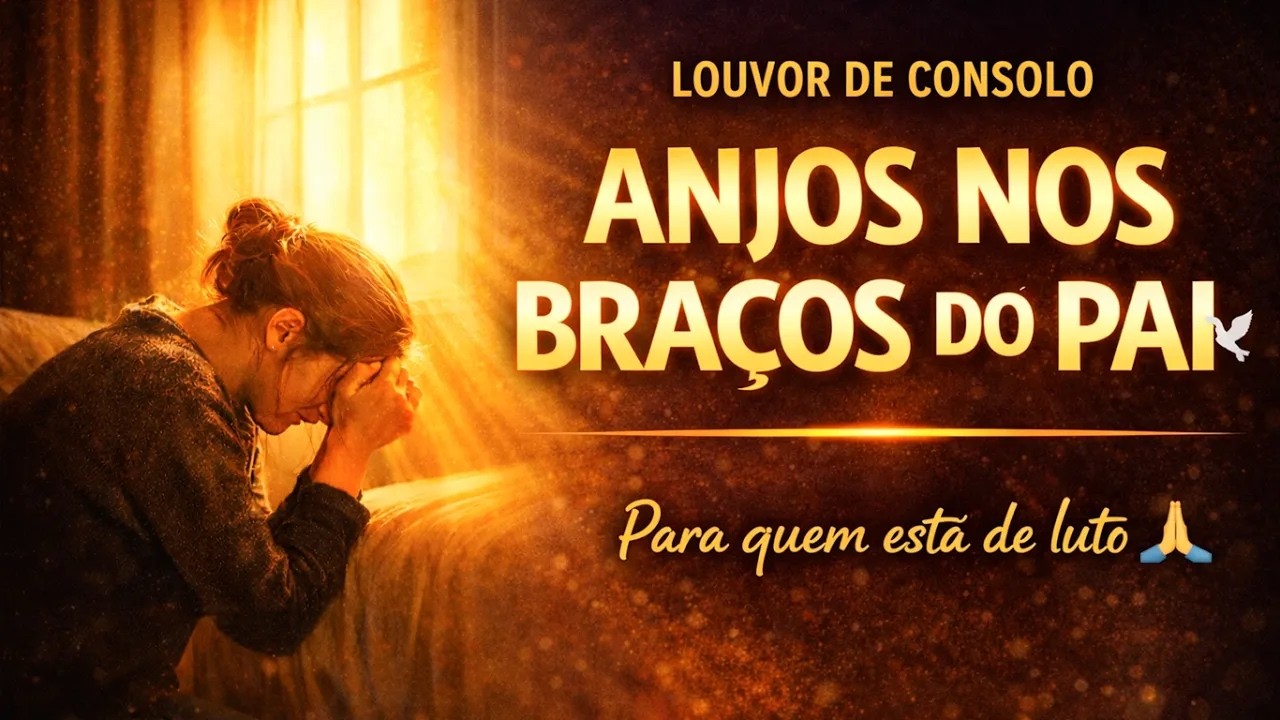 ANJOS NOS BRAÇOS DO PAI 🙏 Louvor de Consolo Para Luto | Hino Gospel Que Acalma o Coração