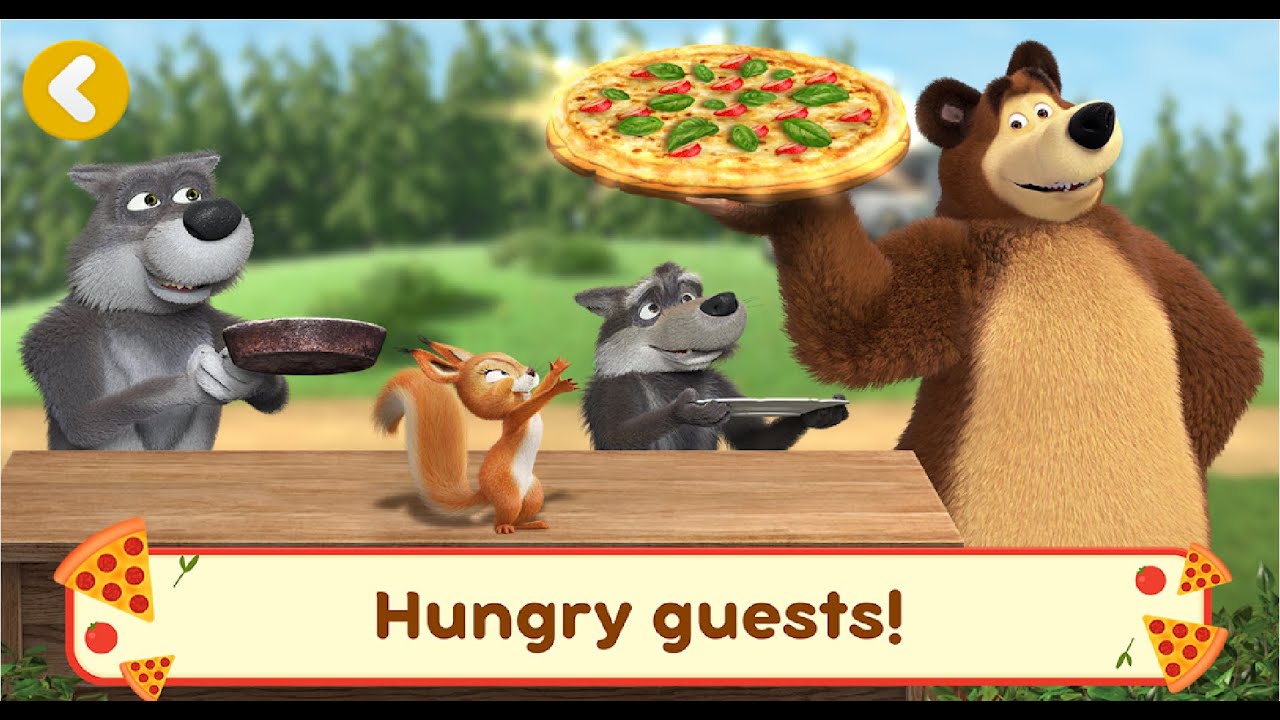 Masha and the Bear Pizzeria Game! Pizza Maker Game Gameplay Walkthrough (Android,iOS) - Part 7