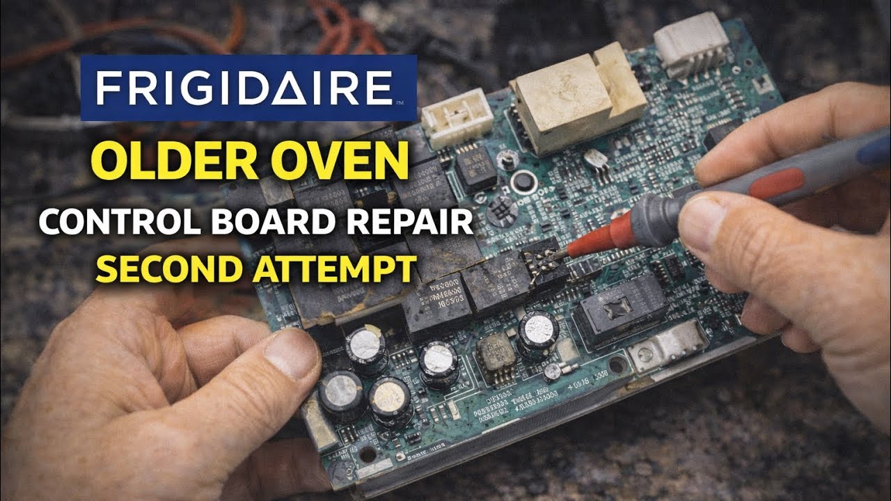 Frigidaire older oven control board repair second attempt 