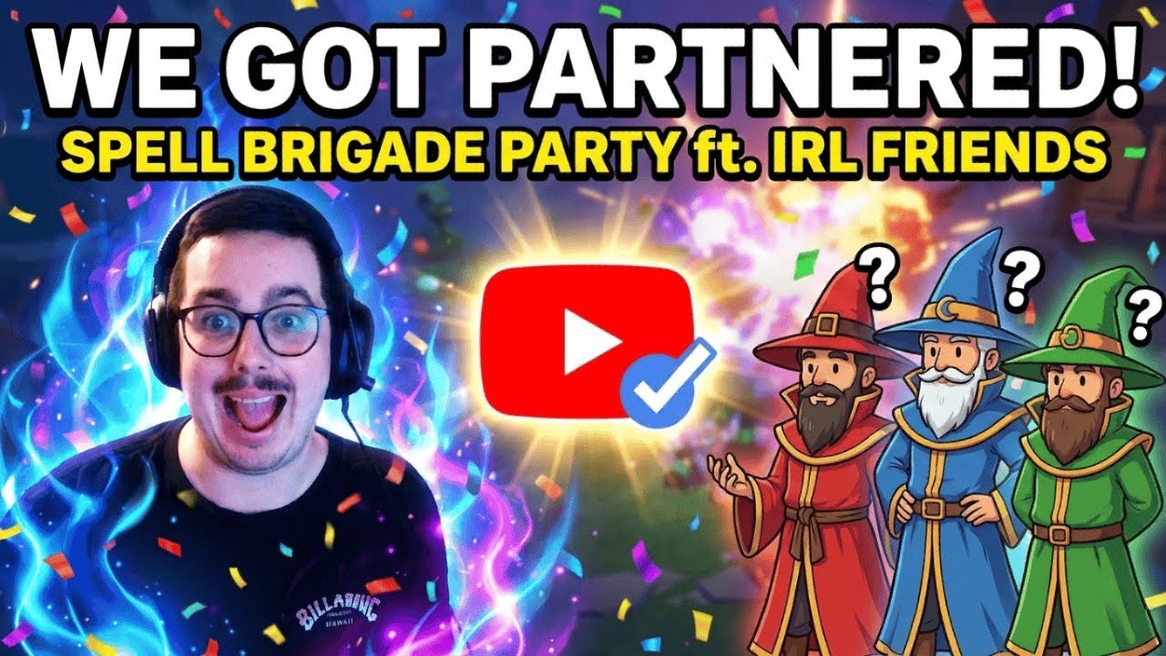 WE GOT PARTNERED! 🎉 Celebrating with Spell Brigade Chaos ft. The Boys