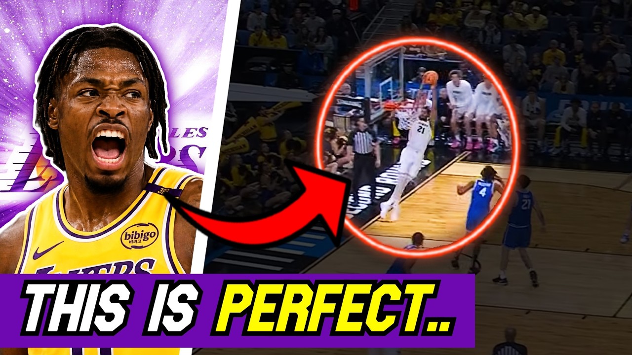 Lakers Drafting ATHLETIC FREAK Center w/40 INCH VERTICAL? | Why Morez Johnson is PERFECT for Lakers!