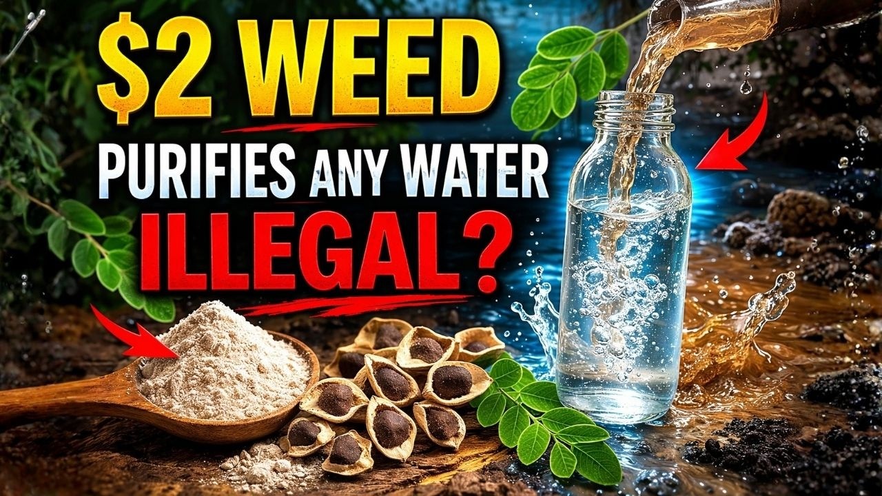 FREE Purified Water FOREVER From a $2 Weed. Why Is It Illegal?