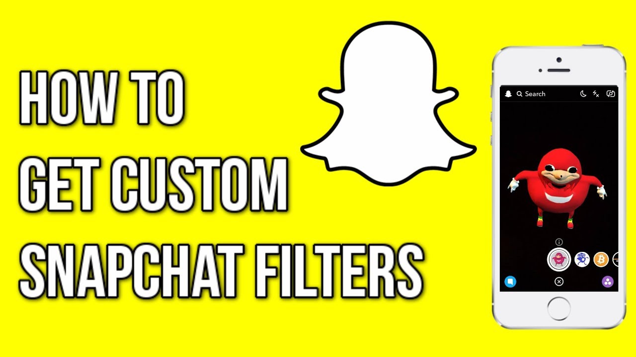 How to Get CUSTOM Snapchat Filters/Lenses! (iOS and Android)