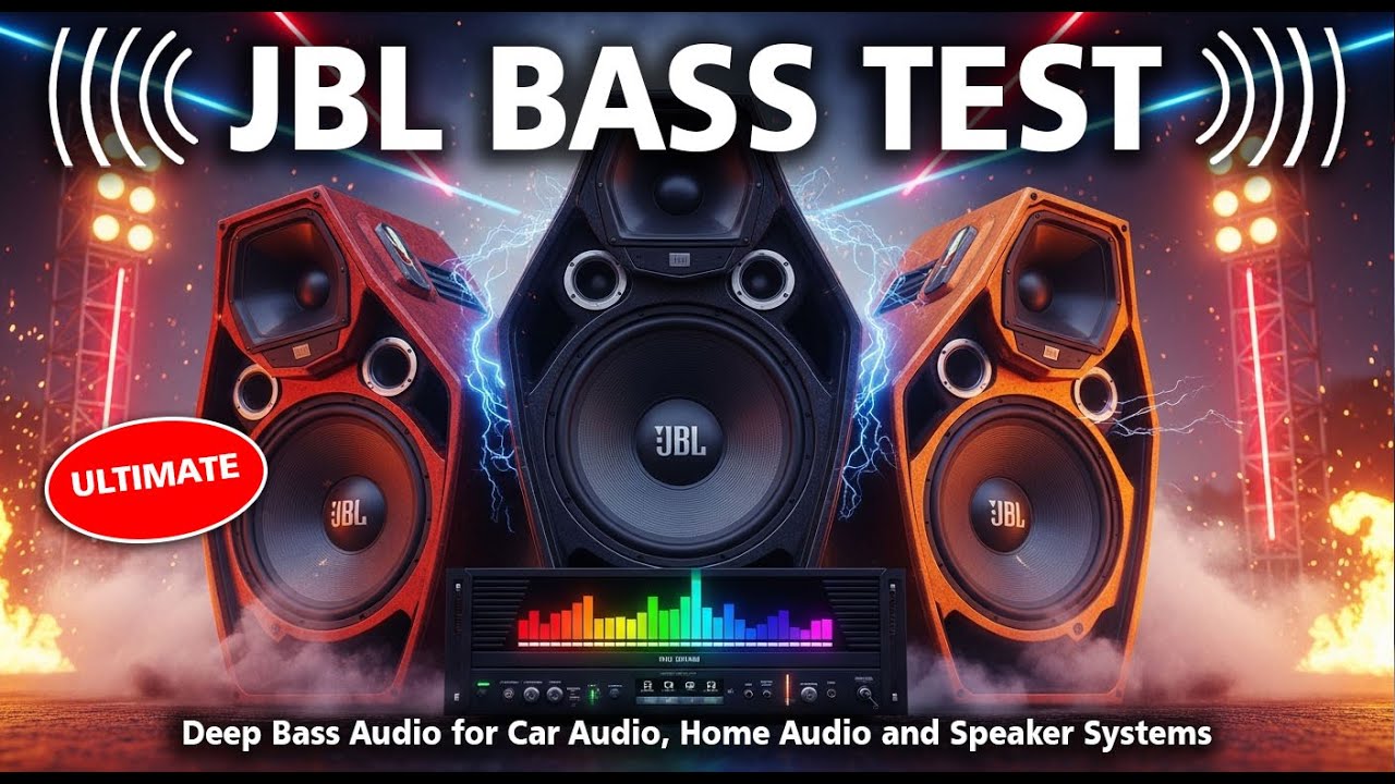 ULTIMATE BASS TEST JBL 🔊 Deep Bass Audio for Car Audio, Home Audio and Speaker Systems