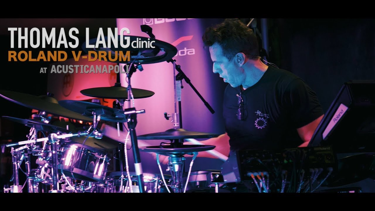THOMAS LANG Roland V-DRUM at ACUSTICANAPOLI