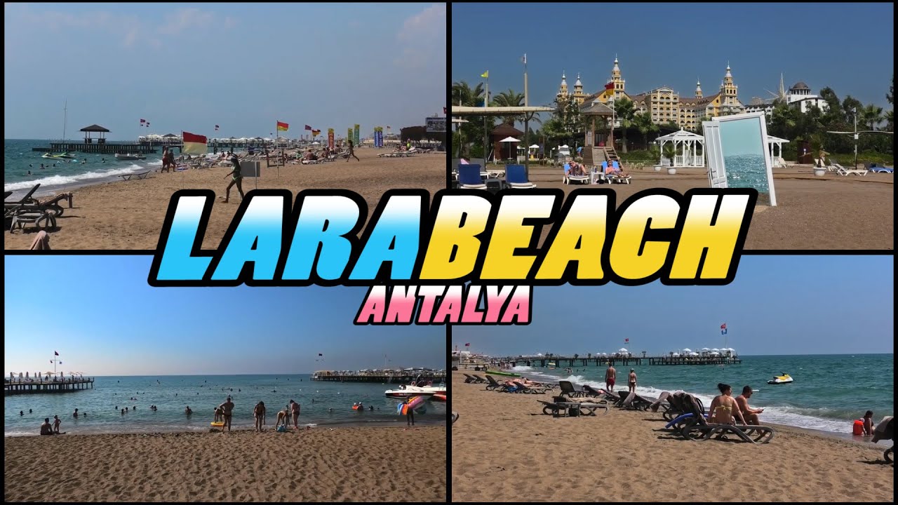 LARA BEACH - Lara Plaji - Antalya - Turkey (4k)