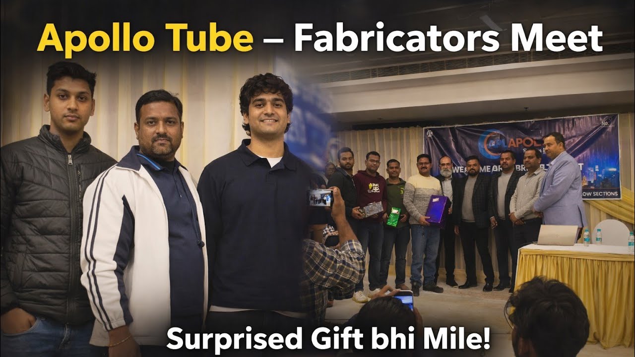Apollo Tube Fabricators Meet Gurugram | Surprised Gift 3🎁 Gagan Malik ji | Industry Networking Event
