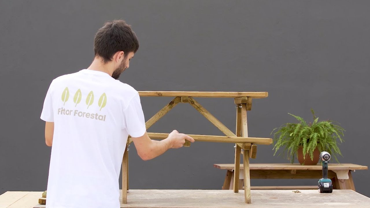 🛠️Tutorial de montaje: Mesa de pícnic INFANTIL