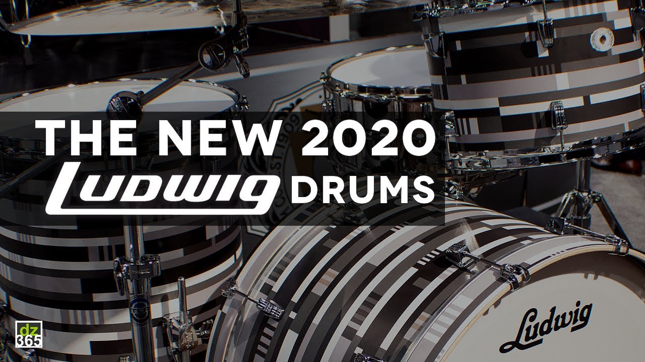 The new 2020 Ludwig drum finishes and design options